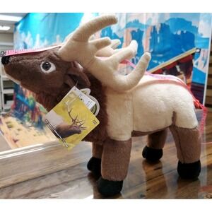 NWT Wild Republic Elk Plush Standing Stuffed Animal 14"